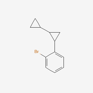 molecular formula C12H13B B3037778 2-(2-Bromophenyl)-1,1'-bi(cyclopropyl) CAS No. 599197-56-5