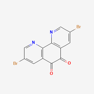 molecular formula C12H4Br2N2O2 B3037783 3,8-Dibromo-1,10-phenanthroline-5,6-dione CAS No. 602331-25-9