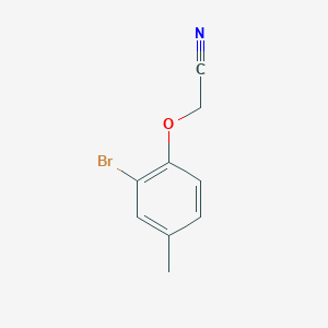 molecular formula C9H8BrNO B3037791 (2-Bromo-4-methylphenoxy)acetonitrile CAS No. 60758-92-1