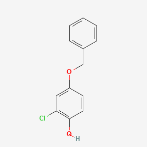 molecular formula C13H11ClO2 B3037803 4-(Benzyloxy)-2-chlorophenol CAS No. 620970-24-3