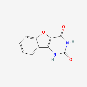 molecular formula C10H6N2O3 B3037804 苯并呋喃[3,2-d]嘧啶-2,4(1H,3H)-二酮 CAS No. 62208-68-8