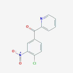 molecular formula C12H7ClN2O3 B3037821 2-(3-Nitro-4-chlorobenzoyl)pyridine CAS No. 62946-37-6