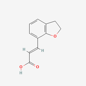 (E)-3-(2,3-dihydrobenzofuran-7-yl)acrylic acid