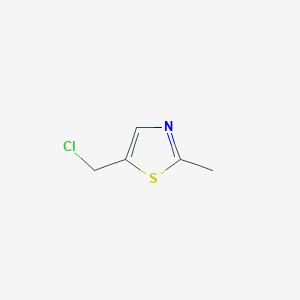 molecular formula C5H6ClNS B3037826 5-(氯甲基)-2-甲基-1,3-噻唑 CAS No. 63140-11-4