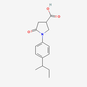 molecular formula C15H19NO3 B3037838 1-(4-叔丁基苯基)-5-氧代吡咯烷-3-羧酸 CAS No. 63674-58-8