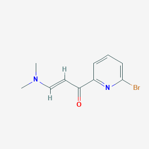 molecular formula C10H11BrN2O B3037842 1-(6-Bromo-2-pyridinyl)-3-(dimethylamino)-2-propen-1-one CAS No. 638197-51-0