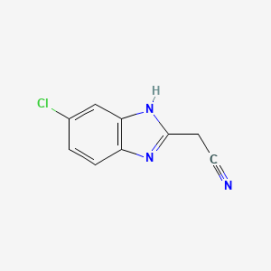 molecular formula C9H6ClN3 B3037845 2-(Cyanomethyl)-5-chlorobenzimidazole CAS No. 63928-16-5