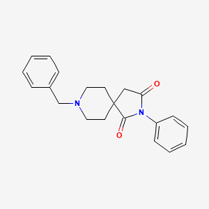 molecular formula C21H22N2O2 B3037848 8-Benzyl-2-phenyl-2,8-diazaspiro[4.5]decane-1,3-dione CAS No. 64097-71-8