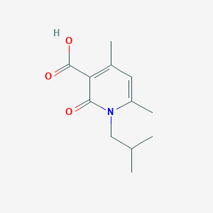 4,6-Dimethyl-1-(2-methylpropyl)-2-oxo-1,2-dihydropyridine-3-carboxylic acid