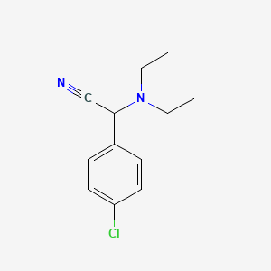 2-(4-Chlorophenyl)-2-(diethylamino)acetonitrile