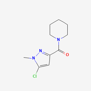 1-[(5-Chloro-1-methyl-1H-pyrazol-3-yl)carbonyl]piperidine