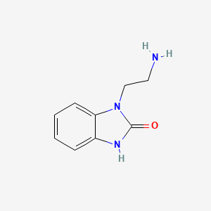 molecular formula C9H11N3O B3037867 1-(2-aminoethyl)-2,3-dihydro-2-oxo-1H-benzimidazole CAS No. 64928-88-7