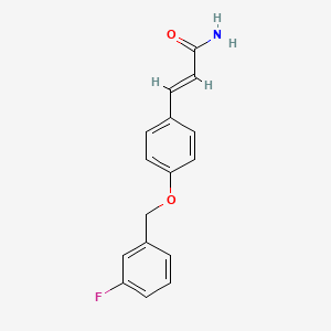 2-Propenamide, 3-[4-[(3-fluorophenyl)methoxy]phenyl]-