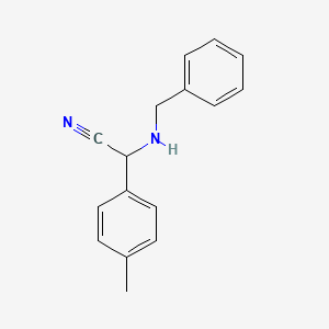 2-(Benzylamino)-2-(p-tolyl)acetonitrile
