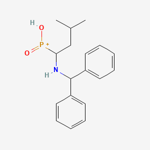 1-(Benzhydrylamino)-3-methylbutylphosphinic acid