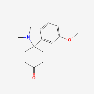 4-(Dimethylamino)-4-(3-methoxyphenyl)cyclohexan-1-one