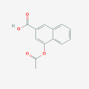 2-Naphthalenecarboxylic acid, 4-(acetyloxy)-