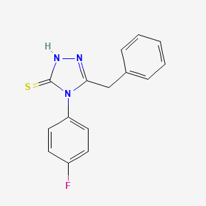 5-Benzyl-4-(4-fluorophenyl)-4H-1,2,4-triazole-3-thiol