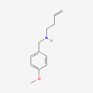 molecular formula C12H17NO B3037906 N-(4-methoxybenzyl)but-3-ene-1-amine CAS No. 664342-18-1