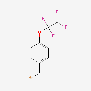 molecular formula C9H7BrF4O B3037919 1-(Bromomethyl)-4-(1,1,2,2-tetrafluoroethoxy)benzene CAS No. 67033-41-4