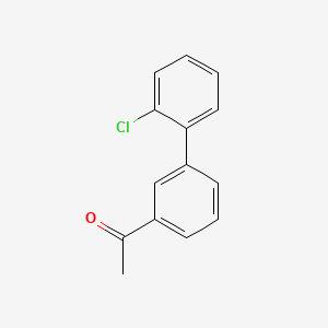 molecular formula C14H11ClO B3037946 1-(2'-Chloro-biphenyl-3-yl)-ethanone CAS No. 675596-35-7