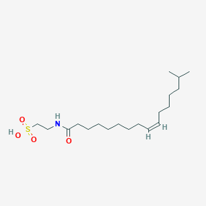 molecular formula C19H37NO4S B3037959 2-[[(Z)-15-甲基十六烷-9-烯酰基]氨基]乙磺酸 CAS No. 679834-30-1
