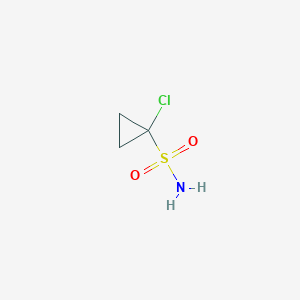 molecular formula C3H6ClNO2S B3037964 1-氯环丙烷-1-磺酰胺 CAS No. 681808-76-4