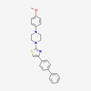 1-(4-[1,1'-Biphenyl]-4-yl-1,3-thiazol-2-yl)-4-(4-methoxyphenyl)piperazine