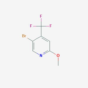 molecular formula C7H5BrF3NO B3037988 5-溴-2-甲氧基-4-(三氟甲基)吡啶 CAS No. 688047-09-8