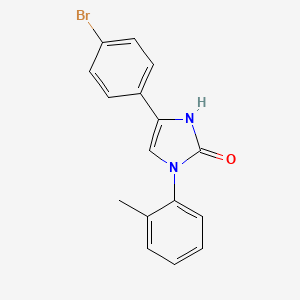 4-(4-bromophenyl)-1-(2-methylphenyl)-1,3-dihydro-2H-imidazol-2-one