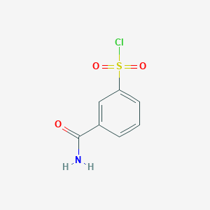 molecular formula C7H6ClNO3S B3038019 3-氨基甲酰基苯-1-磺酰氯 CAS No. 69812-57-3