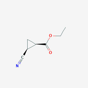 ethyl (1R,2S)-2-cyanocyclopropane-1-carboxylate