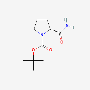 molecular formula C10H18N2O3 B3038030 D-1-N-Boc-prolinamide CAS No. 70138-72-6