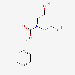 molecular formula C12H17NO4 B3038040 Benzyl bis(2-hydroxyethyl)carbamate CAS No. 70782-12-6