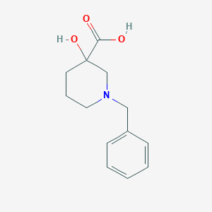 molecular formula C13H17NO3 B3038045 1-Benzyl-3-hydroxypiperidine-3-carboxylic acid CAS No. 71052-79-4