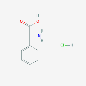molecular formula C9H12ClNO2 B3038067 2-Amino-2-phenylpropanoic acid hydrochloride CAS No. 72408-60-7