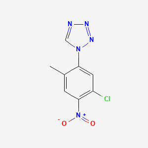 1-(5-chloro-2-methyl-4-nitrophenyl)-1H-tetrazole