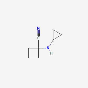 1-(Cyclopropylamino)cyclobutane-1-carbonitrile