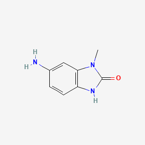molecular formula C8H9N3O B3038091 6-Amino-1-methyl-1H-benzo[d]imidazol-2(3H)-one CAS No. 73778-92-4