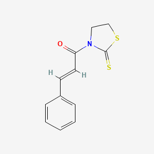 molecular formula C12H11NOS2 B3038098 3-Cinnamoylthiazolidine-2-thione CAS No. 74058-65-4