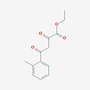 molecular formula C13H14O4 B3038099 Ethyl 4-(2-methylphenyl)-2,4-dioxobutanoate CAS No. 741286-44-2