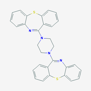 molecular formula C30H24N4S2 B030381 喹硫平二聚体杂质 CAS No. 945668-94-0