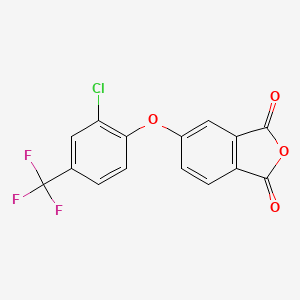 5-(2-Chloro-4-(trifluoromethyl)phenoxy)isobenzofuran-1,3-dione