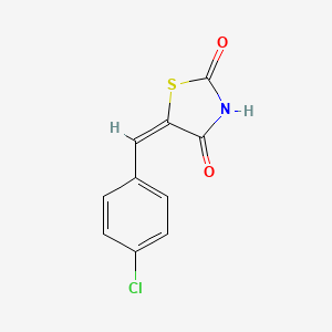 (5E)-5-[(4-chlorophenyl)methylidene]-1,3-thiazolidine-2,4-dione