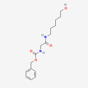 molecular formula C16H24N2O4 B3038125 Benzyl (2-((6-hydroxyhexyl)amino)-2-oxoethyl)carbamate CAS No. 75937-30-3