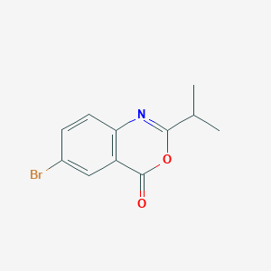 molecular formula C11H10BrNO2 B3038128 6-Bromo-2-isopropyl-4H-3,1-benzoxazin-4-one CAS No. 761458-01-9