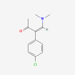 molecular formula C12H14ClNO B3038137 3-(4-氯苯基)-4-(二甲氨基)丁-3-烯-2-酮 CAS No. 76511-71-2