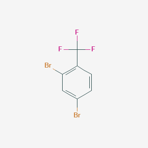 molecular formula C7H3Br2F3 B3038138 2,4-二溴-1-(三氟甲基)苯 CAS No. 7657-10-5