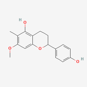 molecular formula C17H18O4 B3038148 2H-1-Benzopyran-5-ol CAS No. 770729-34-5