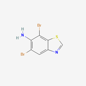 5,7-Dibromobenzo[d]thiazol-6-amine